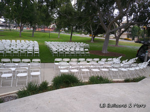 White Folding Plastic Chairs *RENTALS*