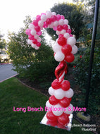 Holiday Theme Balloon Columns